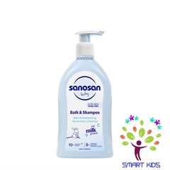 Sữa tắm gội Baby chiết xuất Olive hữu cơ Sanosan