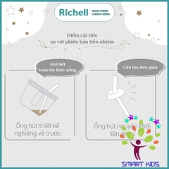 Cốc tập uống 3 giai đoạn AXSTARS Richell Nhật Bản