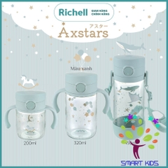 Bình uống trực tiếp AXSTARS Richell Nhật Bản chống sặc cho bé từ 8 tháng