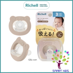 Ty ngậm Richell Nhật Bản cho bé từ 0 tháng có hộp đựng