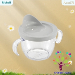 Cốc tập uống trực tiếp AXSTARS Richell Nhật Bản chống sặc cho bé từ 7 tháng