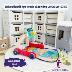 Thảm đàn kết hợp xe tập đi 2in1 Umoo UM-07159
