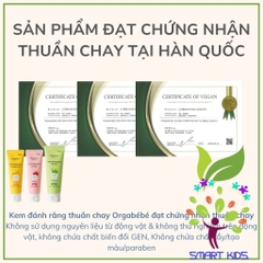 Kem Đánh Răng Thuần Chay 3 Giai Đoạn Orgabebe an toàn cho bé