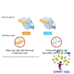 Bộ 2 ti giả NUK Cao su Disney Sleeptime