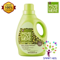 Nước giặt Nature Love Mere hương đậu xanh Mungbean chai 1.8L/ túi 1.3L