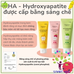 Kem Đánh Răng Thuần Chay 3 Giai Đoạn Orgabebe an toàn cho bé