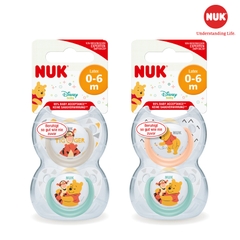 Bộ 2 ti giả NUK Disney Mickey silicone plus