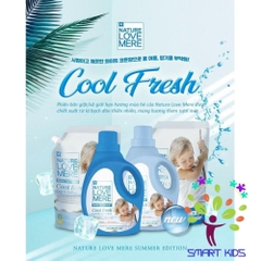 Nước xả Nature Love Mere hương lá bạch đàn Cool Fresh chai 1.8L/ túi 1.3L