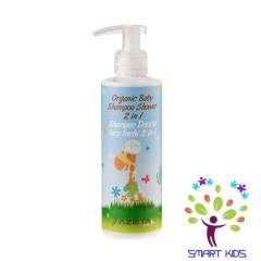 Dầu Tắm Gội Organic 2 In 1 AZETAbio Cho Bé Sơ Sinh 200ml