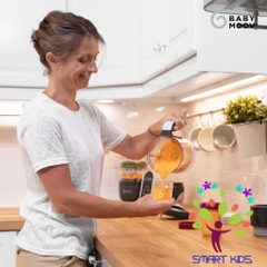 Bộ 8 Hũ Đựng Thực Phẩm Bằng Thủy Tinh Babymoov 100ml Và 220ml