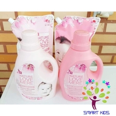 Nước xả Nature Love Mere hương hoa anh đào Cherry Blossom chai 1.8L/ túi 1.3L dành cho bé