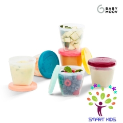 Bộ 6 Hũ Đựng Thực Phẩm Bằng Nhựa Babymoov (250ml)