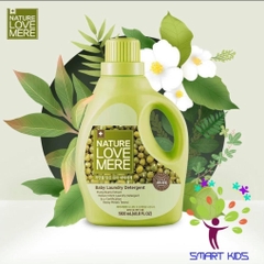 Nước giặt Nature Love Mere hương đậu xanh Mungbean chai 1.8L/ túi 1.3L