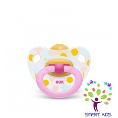 Bộ 2 ti giả NUK cao su Happykids 0-6m , 6-18m