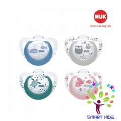 Bộ 2 ti giả NUK Genius color silicone