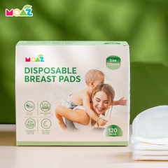 MIẾNG LÓT THẤM SỮA MOAZ ECO Hộp 60 Cái Và 120 Cái Sản Phẩm Mới Của Moaz Bebe