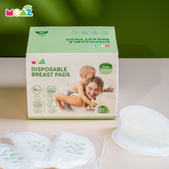 MIẾNG LÓT THẤM SỮA MOAZ ECO Hộp 60 Cái Và 120 Cái Sản Phẩm Mới Của Moaz Bebe