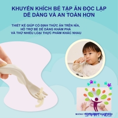 Bộ Muỗng Nĩa T.L.I RICHELL Kèm Hộp Cho Bé Tự Xúc