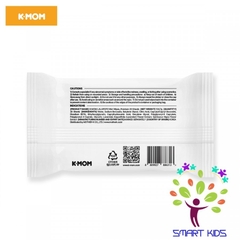 Khăn ướt thuần chay vân nổi K-Mom Lalapopo Hàn Quốc (20c)