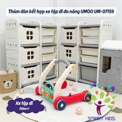 Thảm đàn kết hợp xe tập đi 2in1 Umoo UM-07159