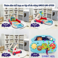Thảm đàn kết hợp xe tập đi 2in1 Umoo UM-07159