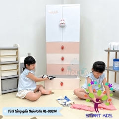 Tủ 5 Tầng Gấu Thỏ Holla HL-09214