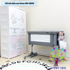 Cũi Vải Cho Bé Chân Cao Umoo UM-08109