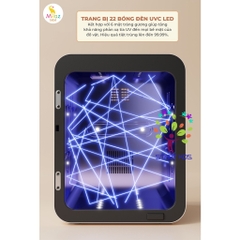 Máy tiệt trùng và sấy khô bình sữa uvc – ion Moaz BéBé MB-082