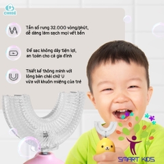 Bàn Chải đánh Răng điện Trẻ Em CHIBÉ CB004 Hình Chữ U
