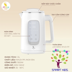 Bình đun Nước và hâm nước pha sữa Moaz BéBé MB-070
