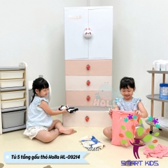 Tủ 5 Tầng Gấu Thỏ Holla HL-09214