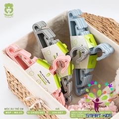 Set 10 Móc Treo Quần Áo, Treo Đồ Mipbi