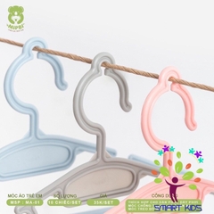 Set 10 Móc Treo Quần Áo, Treo Đồ Mipbi