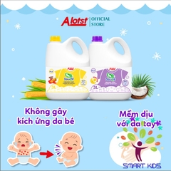 Nước Giặt Xả Quần áo Em Bé Sơ Sinh Docilee Organic 1 Lít Mẫu Mới