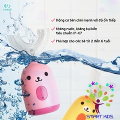 Bàn Chải đánh Răng điện Trẻ Em CHIBÉ CB004 Hình Chữ U