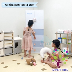 Tủ 5 Tầng Gấu Thỏ Holla HL-09214