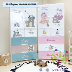 Tủ 5 Tầng Hoạt Hình Holla HL-09193
