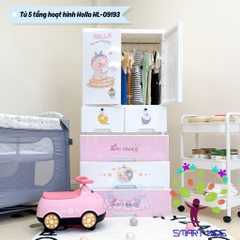 Tủ 5 Tầng Hoạt Hình Holla HL-09193