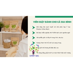 Viên Giặt Enzyme An Toàn Bomdongmom Sản Xuất Tại Hàn Quốc