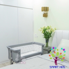 Cũi Vải Cho Bé Chân Cao Umoo UM-08109