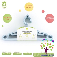 Set 10 Móc Treo Quần Áo, Treo Đồ Mipbi