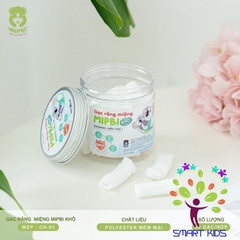 Gạc Rơ Lưỡi Khô Mipbi Hũ 30 Cái Vệ Sinh Răng Miệng Cho Bé Không Tẩm Mềm Mại An Toàn GK-02