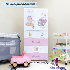 Tủ 5 Tầng Hoạt Hình Holla HL-09193