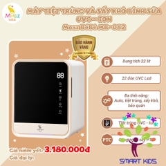 Máy tiệt trùng và sấy khô bình sữa uvc – ion Moaz BéBé MB-082