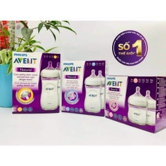 Bình sữa Philips Avent Natural mô phỏng tự nhiên 125ml 260ml 330ml hàng chính hãng