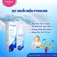 Xịt Muối Biển Sâu Cho Bé Fysoline Isotonic Spray 100ml