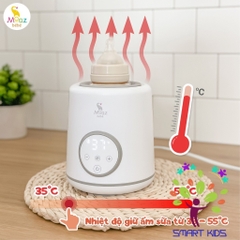 Máy Lắc Bình Sữa Và Giữ ấm Sữa Thông Minh Moaz BéBé MB-079