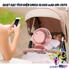Quạt Kẹp Tích điện Mini Umoo 10.000mAh UM-13170