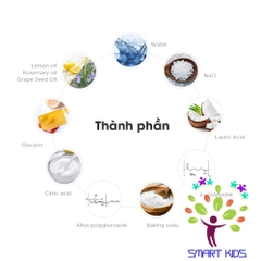 Nước Rửa Bình Rau Củ Quả Và Chén Bát Thuần Chay đậm đặc ATONO2 Cho Bé Từ 0m+