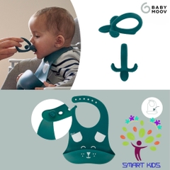 Set Ăn Dặm 3 Món Silicone Kit FIRST’ISY Dog/Fox Babymoov